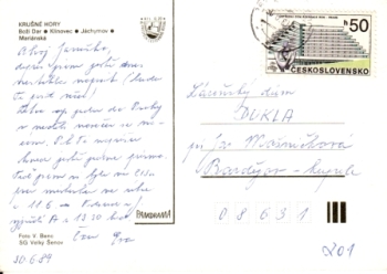 Krušné Hory 1989 95 004 ●